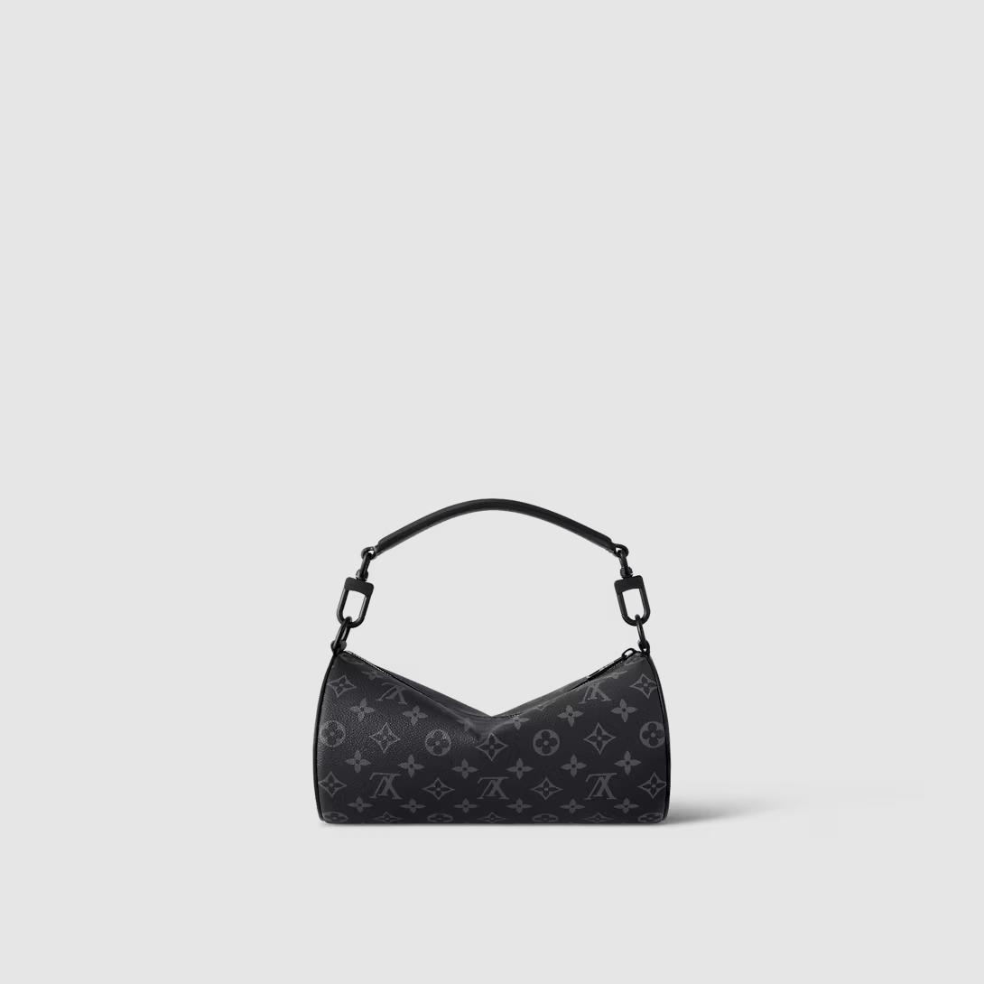 Túi Louis Vuitton Soft Polochon Pm Monogram Eclipse Nam Đen